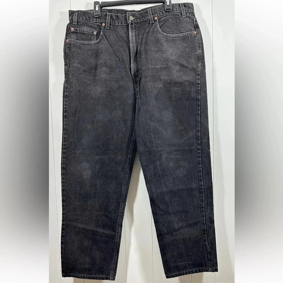 Levi's Other - Vtg Levis 550 Black Charcoal Relaxed Fit 40 x 30 Made In USA